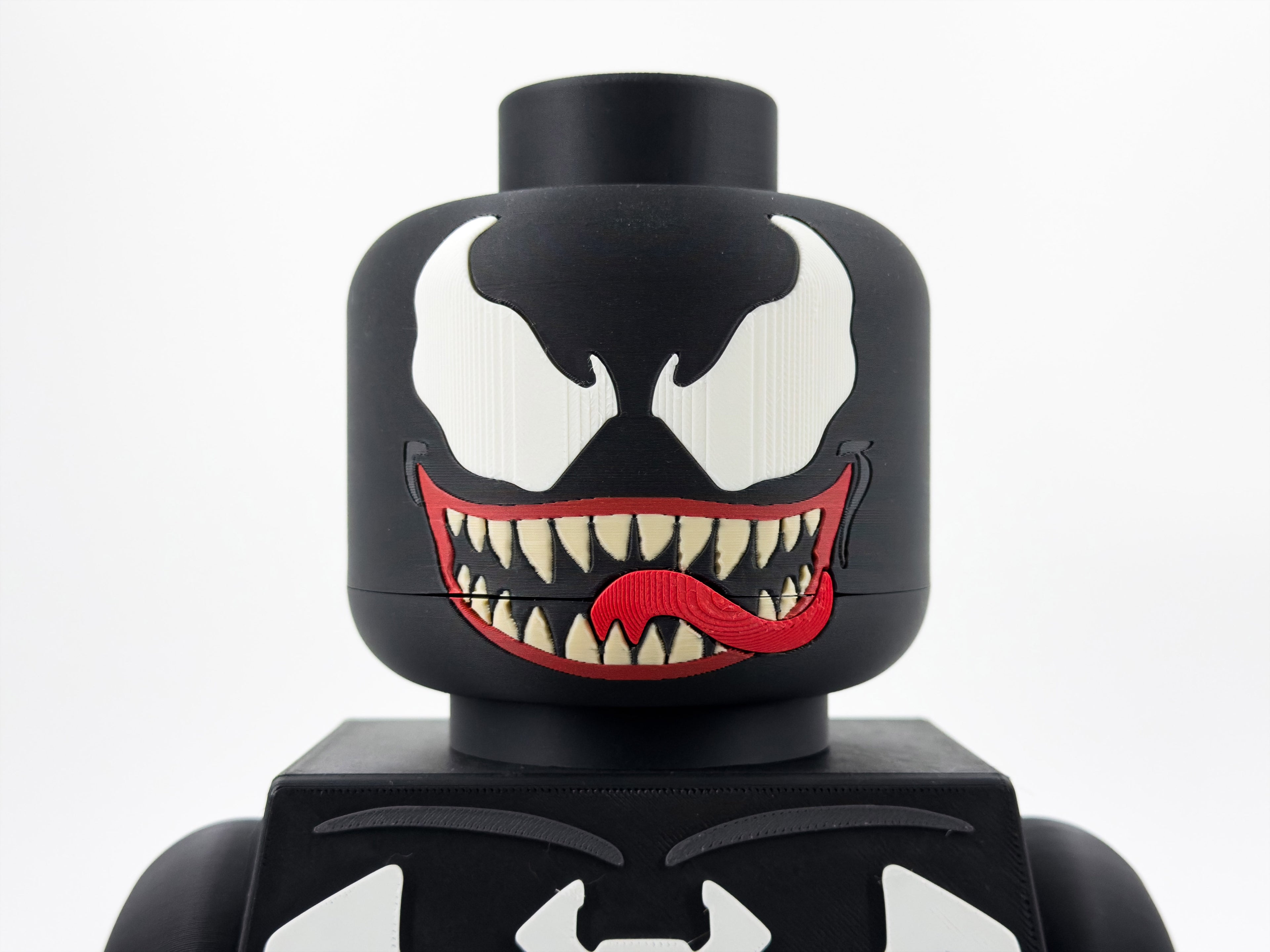 Black Symbiote Warrior Modular Figure