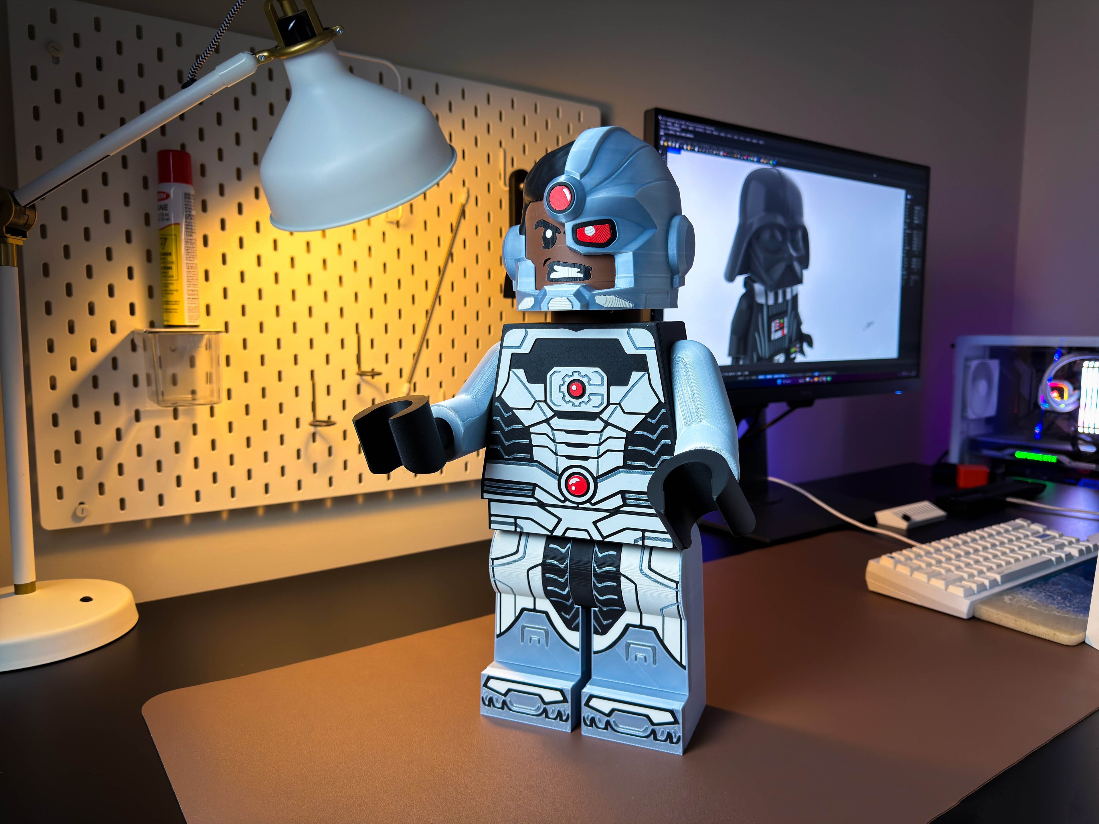 Half-Machine Hero Modular Figure