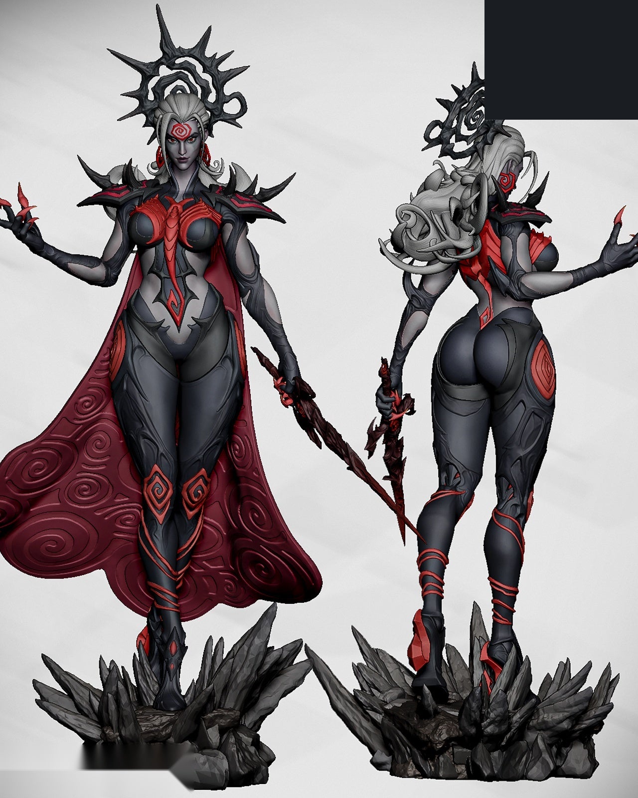 Hela Queen 3D printed statue