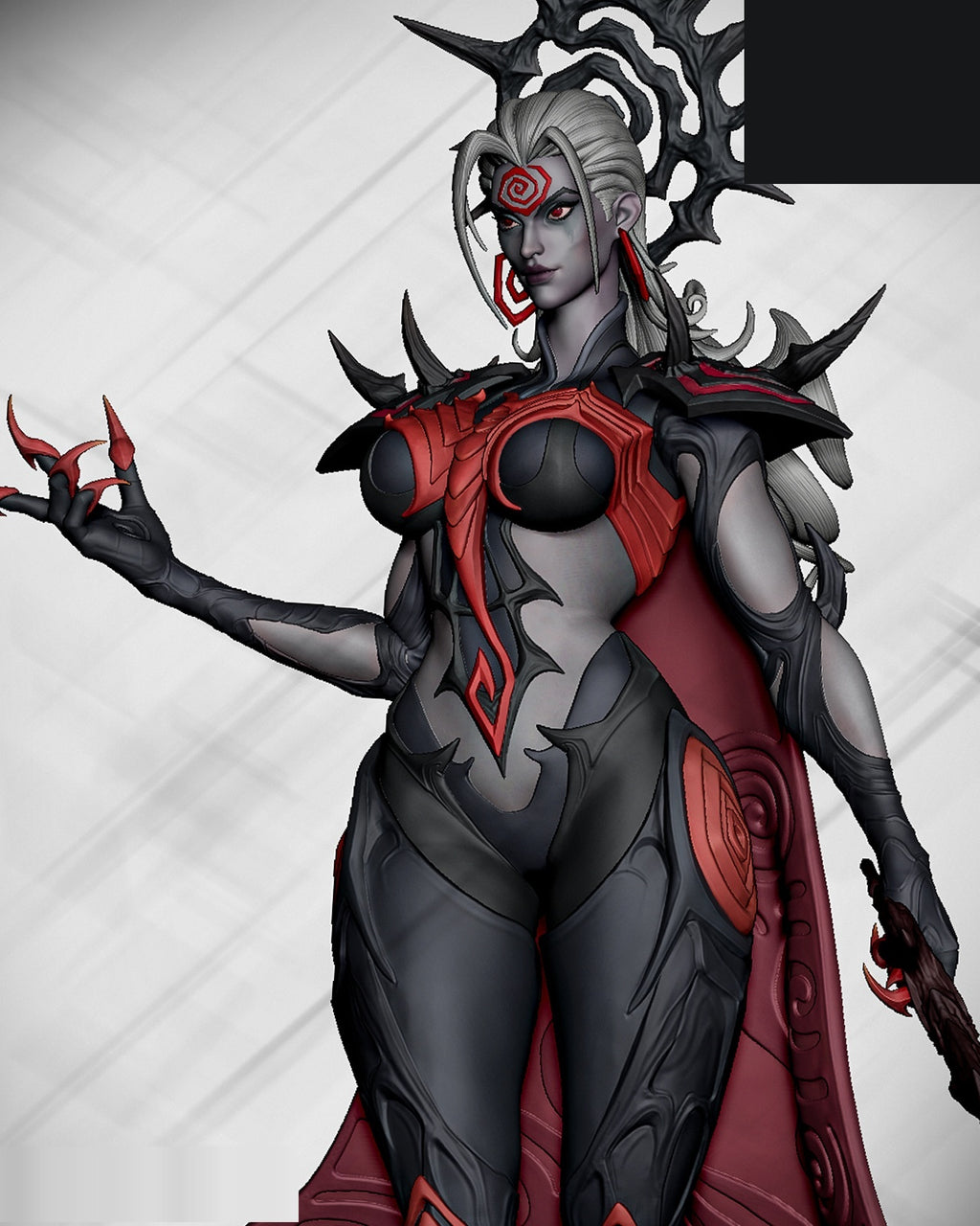 Hela Queen 3D printed statue
