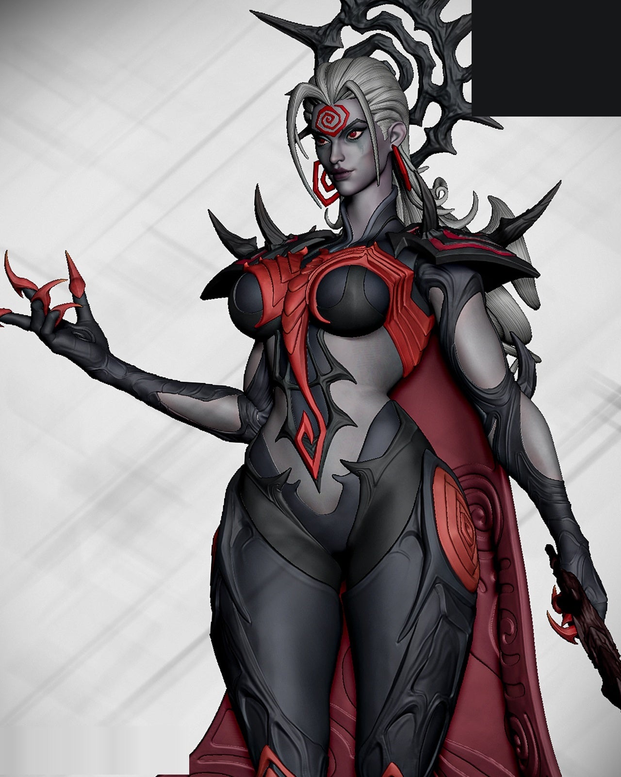Hela Queen 3D printed statue