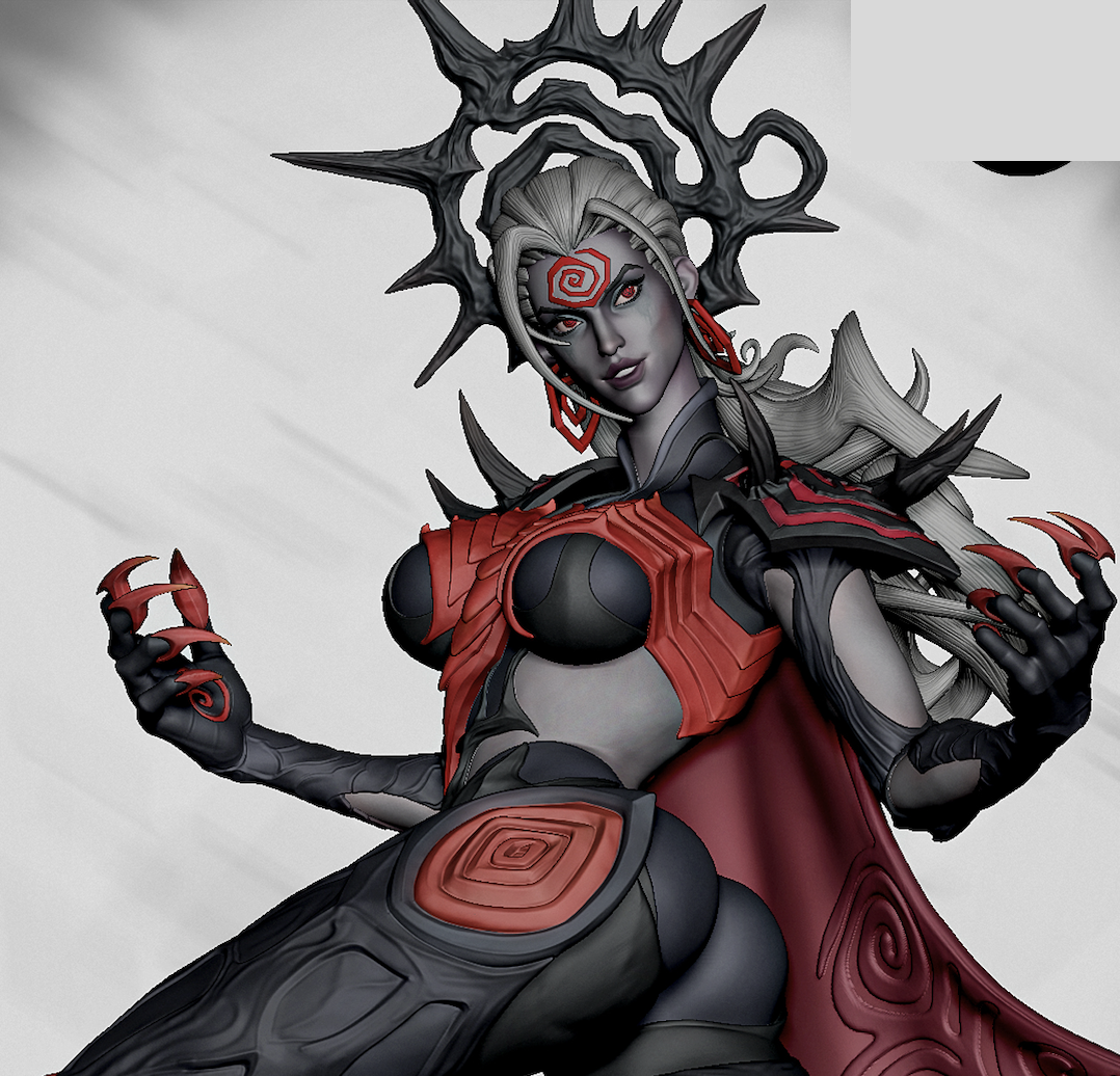 Hela Queen 3D printed statue