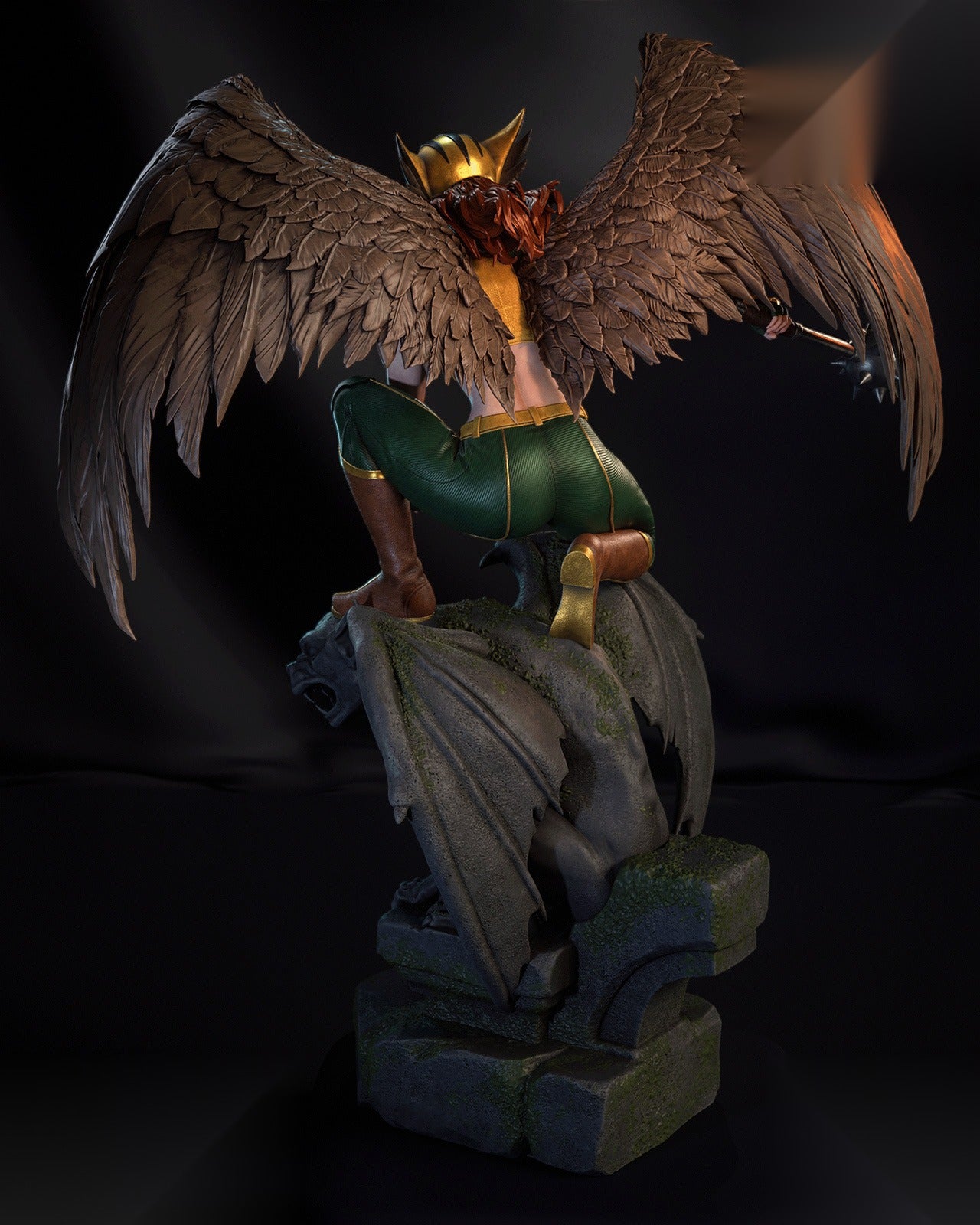 Hawkgirl Character 3D print 3
