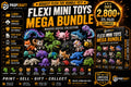 Flexi Animal STL Mega Bundle | Articulated Animal 3D Print Files | Flexi Dragon Bee Fish Axolotl Pig Snake (Digital Download)