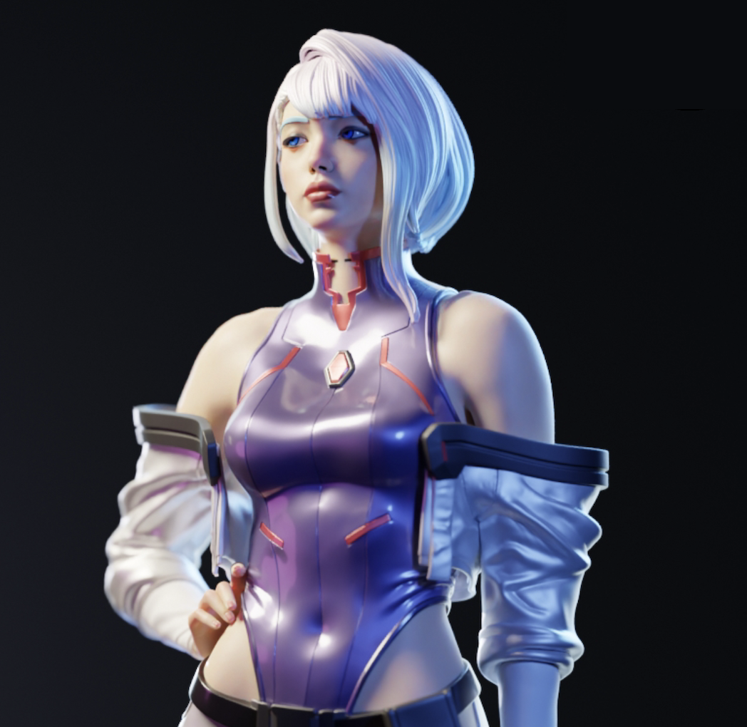 Lucy 3D printed statue