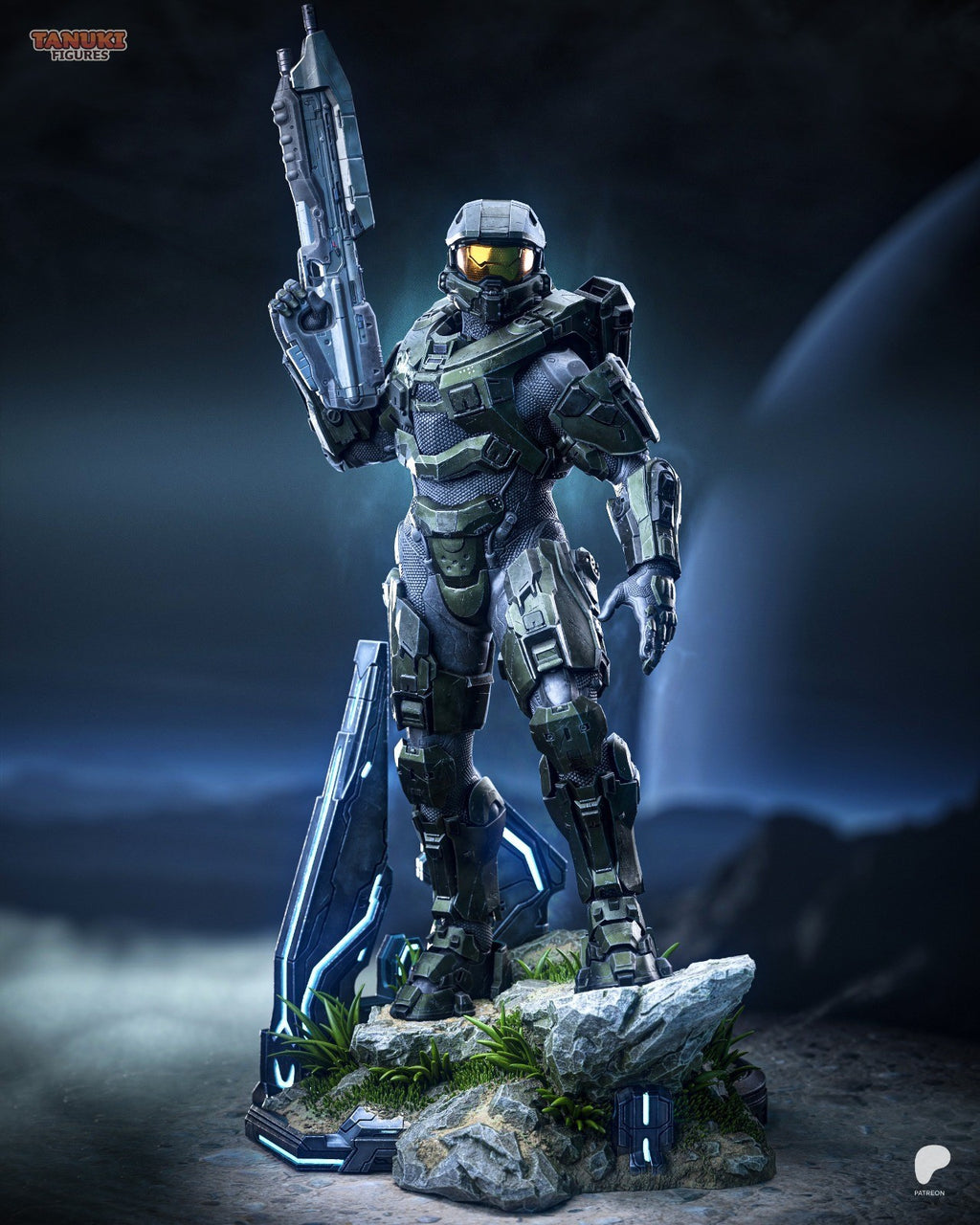 Master Chief (Halo) 3D Printed Garage Kit Figure