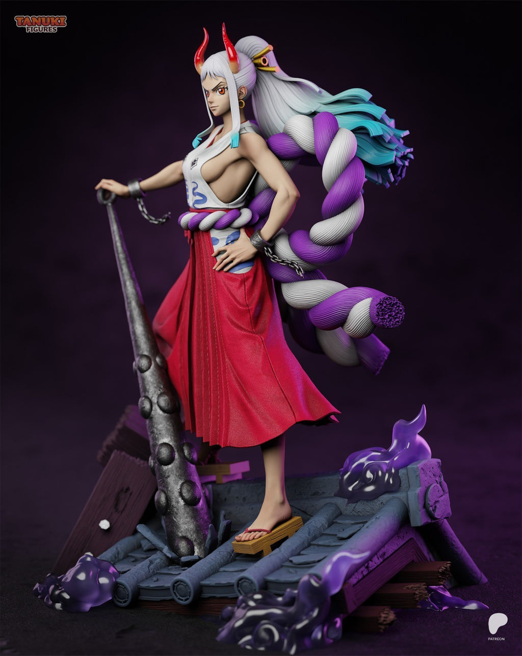 Yamato (One Piece) 3D Printed Garage Kit Figure
