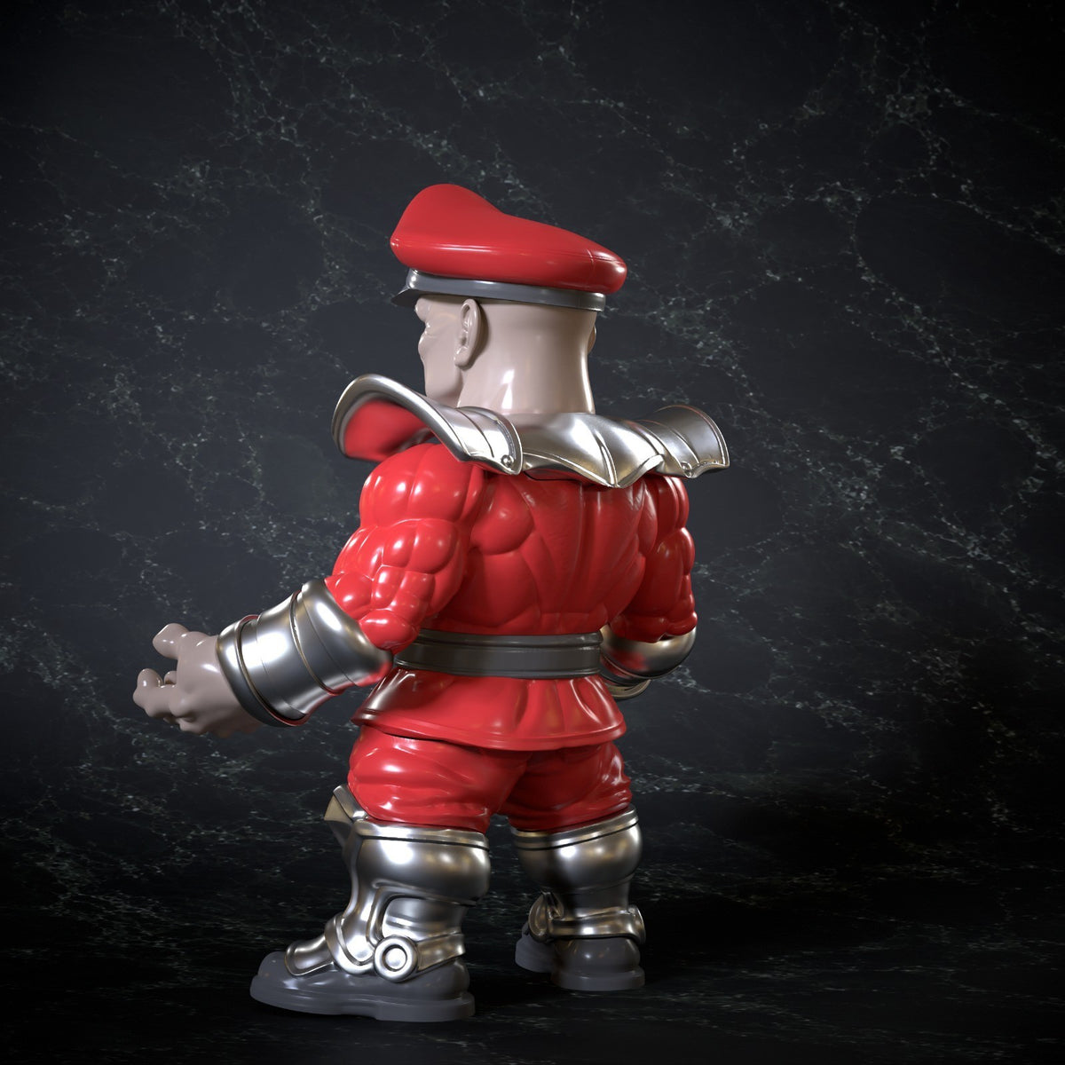 M. Bison Street Fighter Fan Art Figure Full Colour 3D Printed Statue