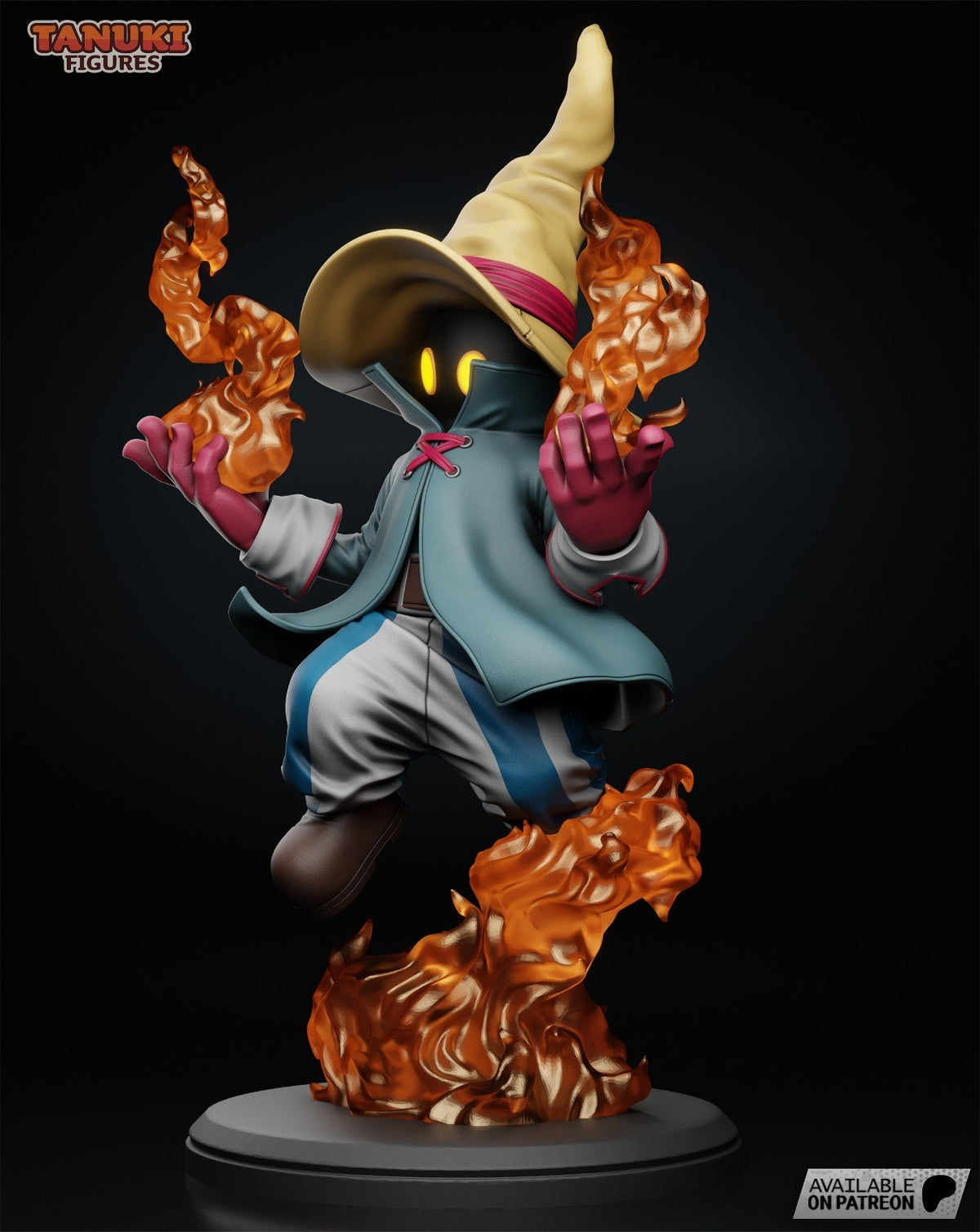 Vivi Toon (Final Fantasy IX) 3D Printed Garage Kit Figure