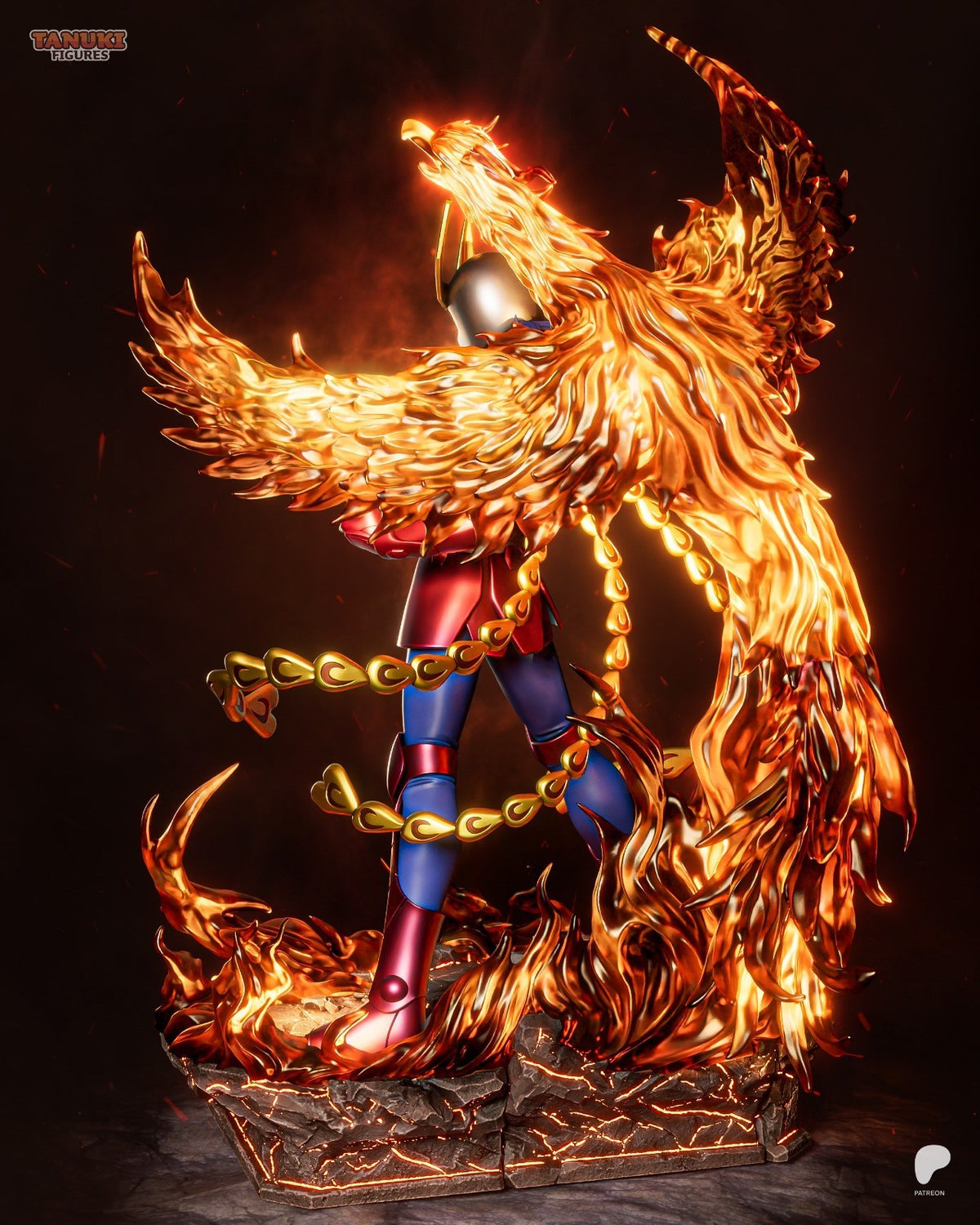 Phoenix Ikki (Saint Seiya) 3D Printed Garage Kit Figure