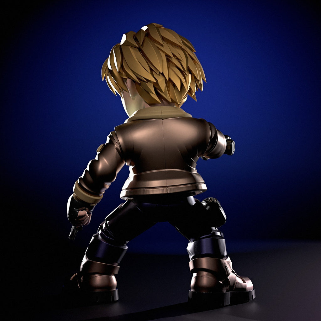 Leon S. Kennedy Resident Evil Fan Art Figure Full Colour 3D Printed Statue