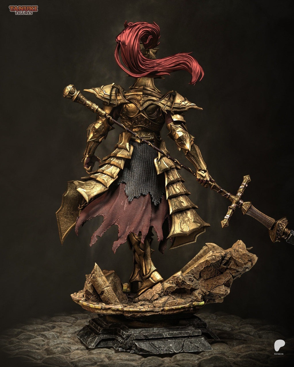 Ornstein (Dark Souls) 3D Printed Garage Kit Figure