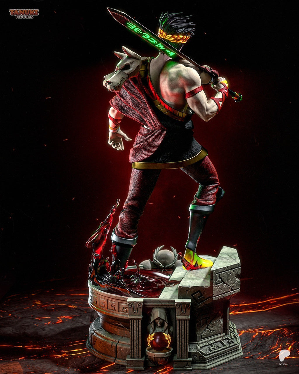 Zagreus (Hades) 3D Printed Garage Kit Figure