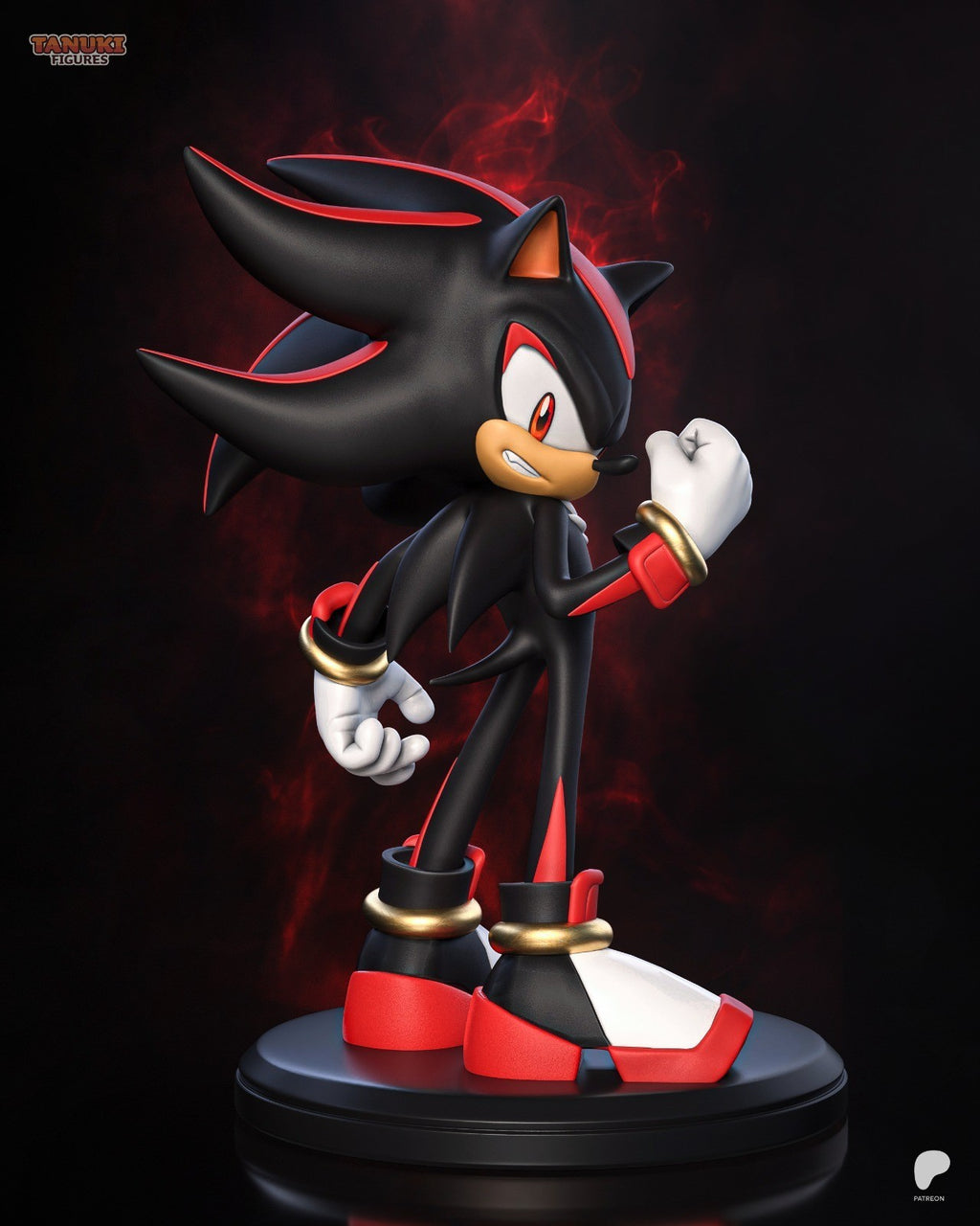 Shadow Toon (Sonic) 3D Printed Garage Kit Figure