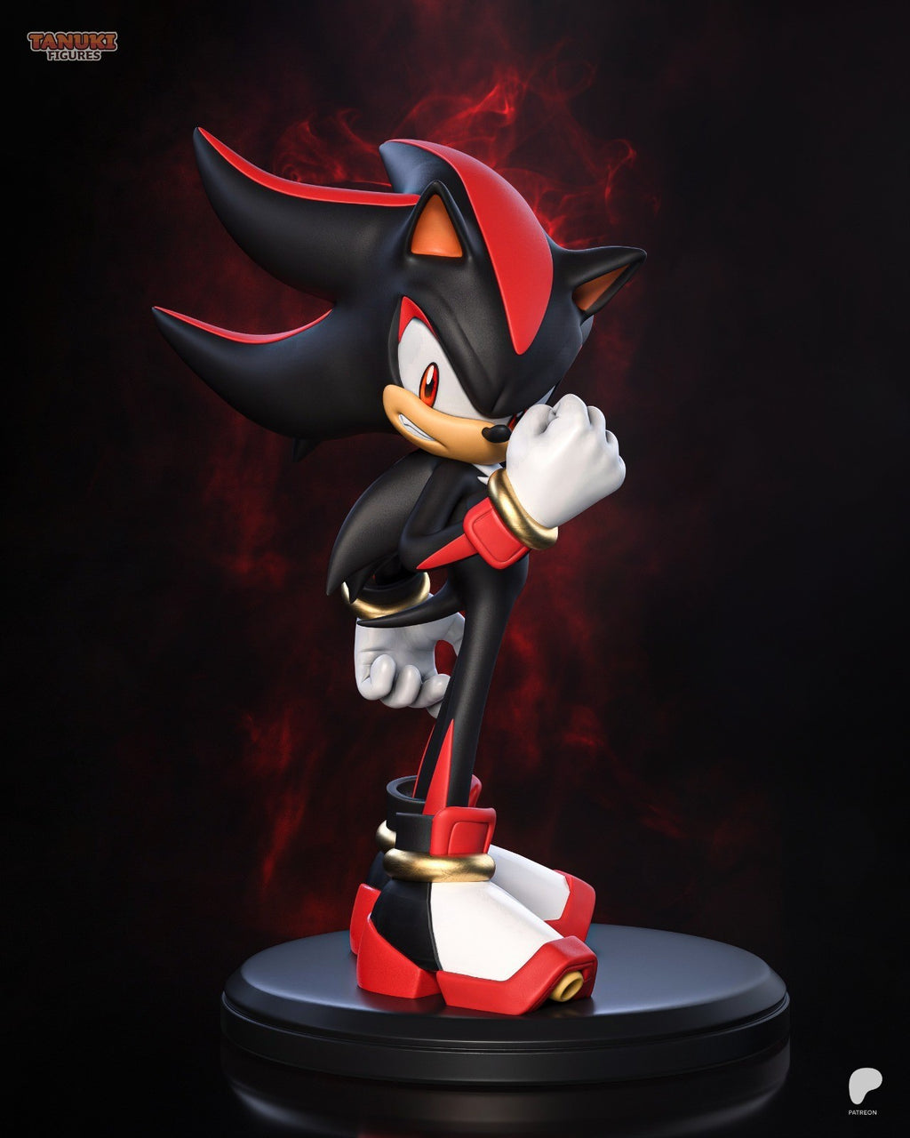 Shadow Toon (Sonic) 3D Printed Garage Kit Figure