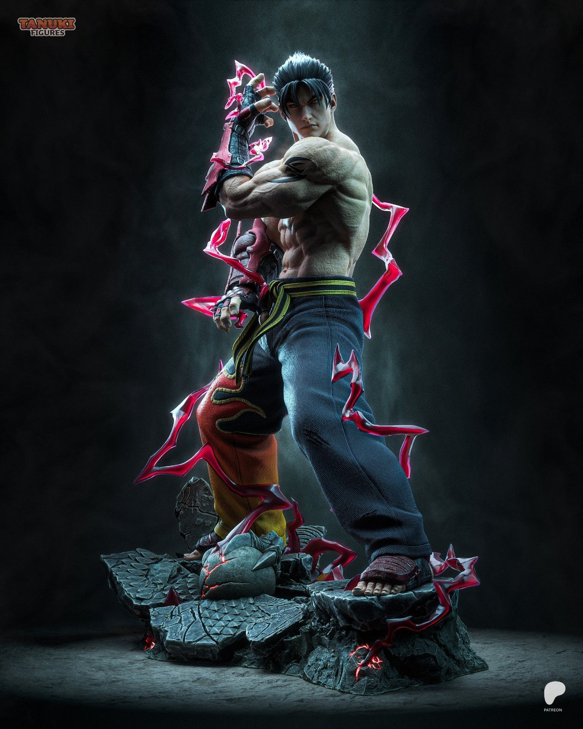 Jin Kazama (Tekken) 3D Printed Garage Kit Figure