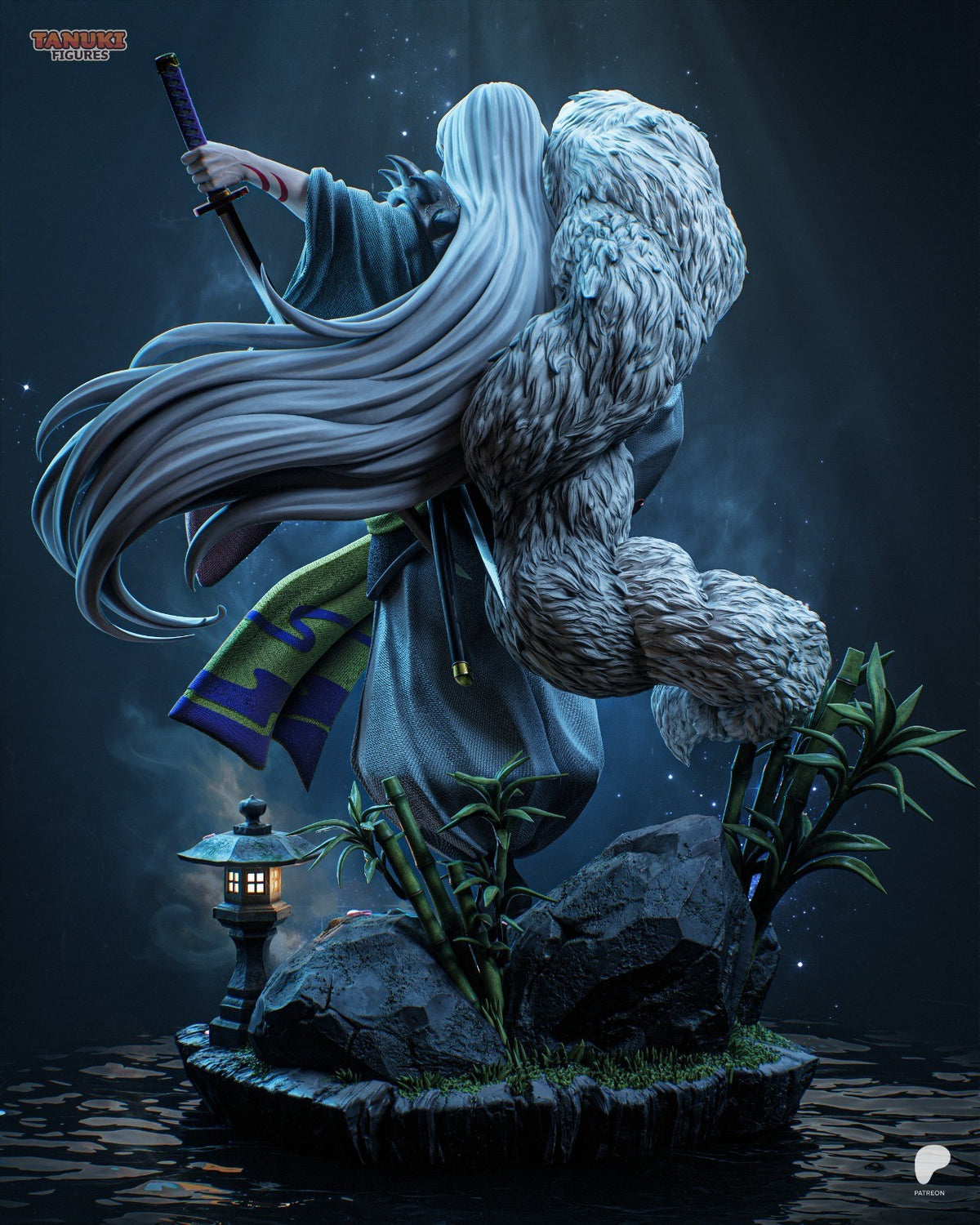Sesshomaru (Inuyasha) 3D Printed Garage Kit Figure