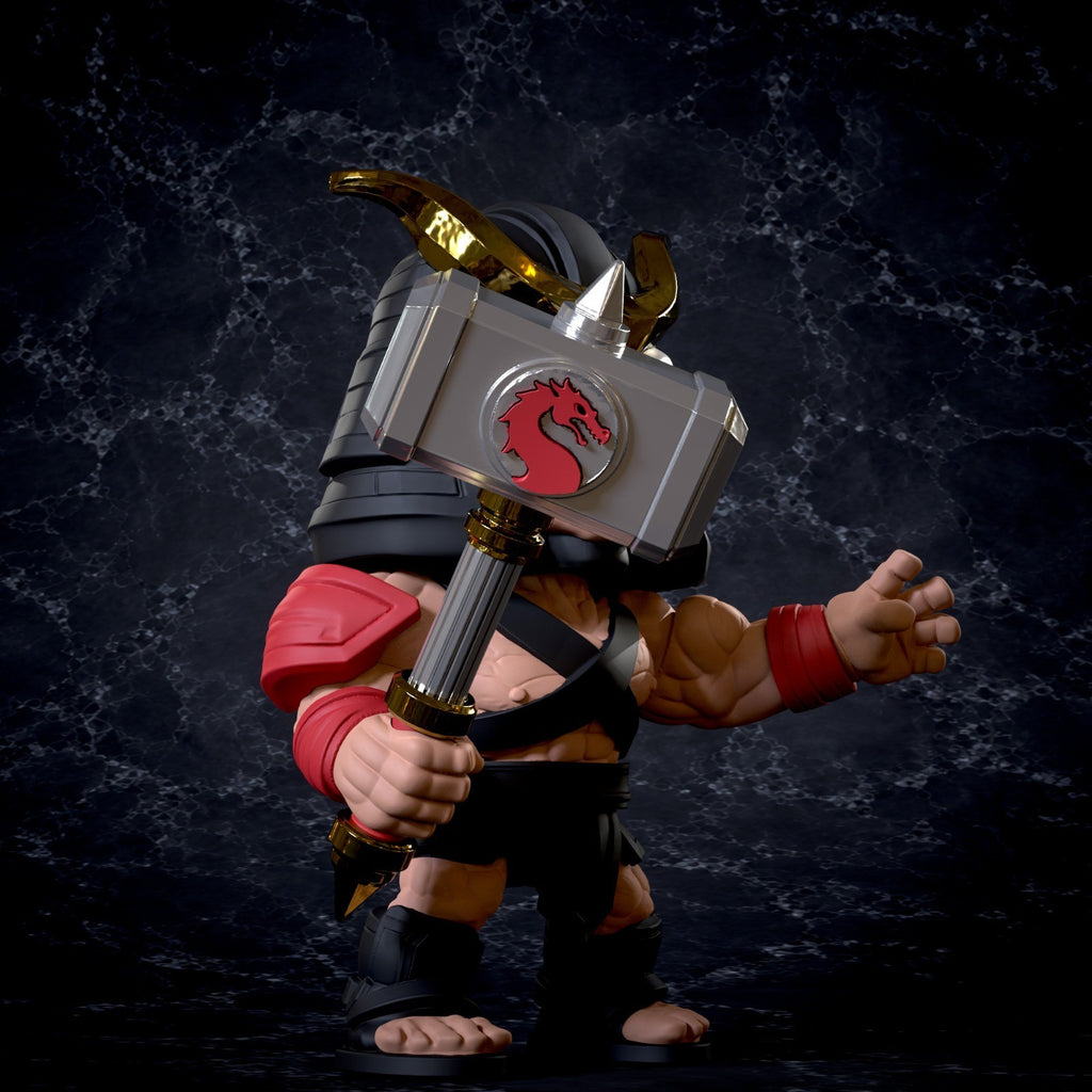 Shao Kahn Mortal Kombat Fan Art Figure Full Colour 3D Printed Statue