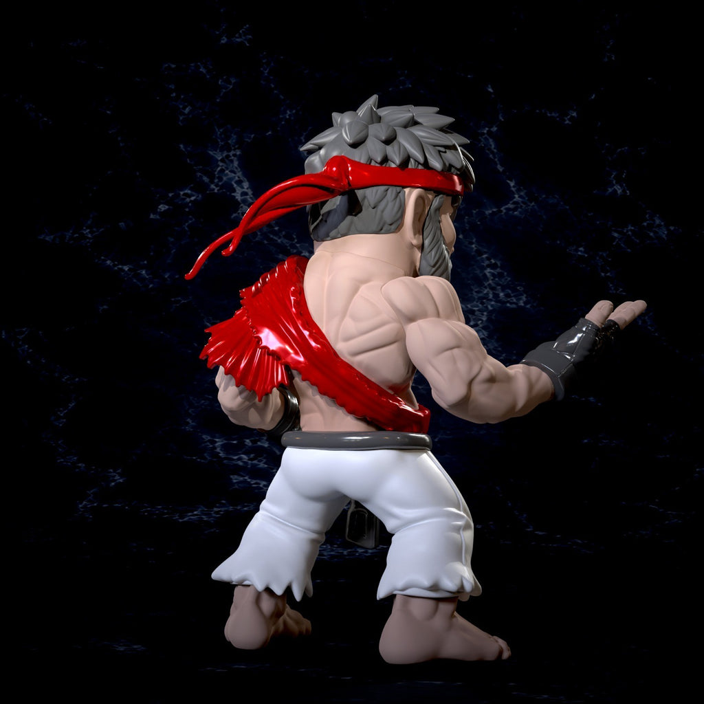 Ryu SF6 Street Fighter Fan Art Figure Full Colour 3D Printed Statue