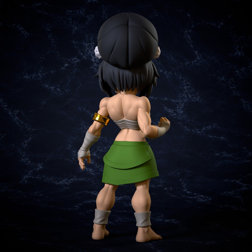 Toph Avatar Last Airbender Fan Art Figure Full Colour 3D Printed Statue