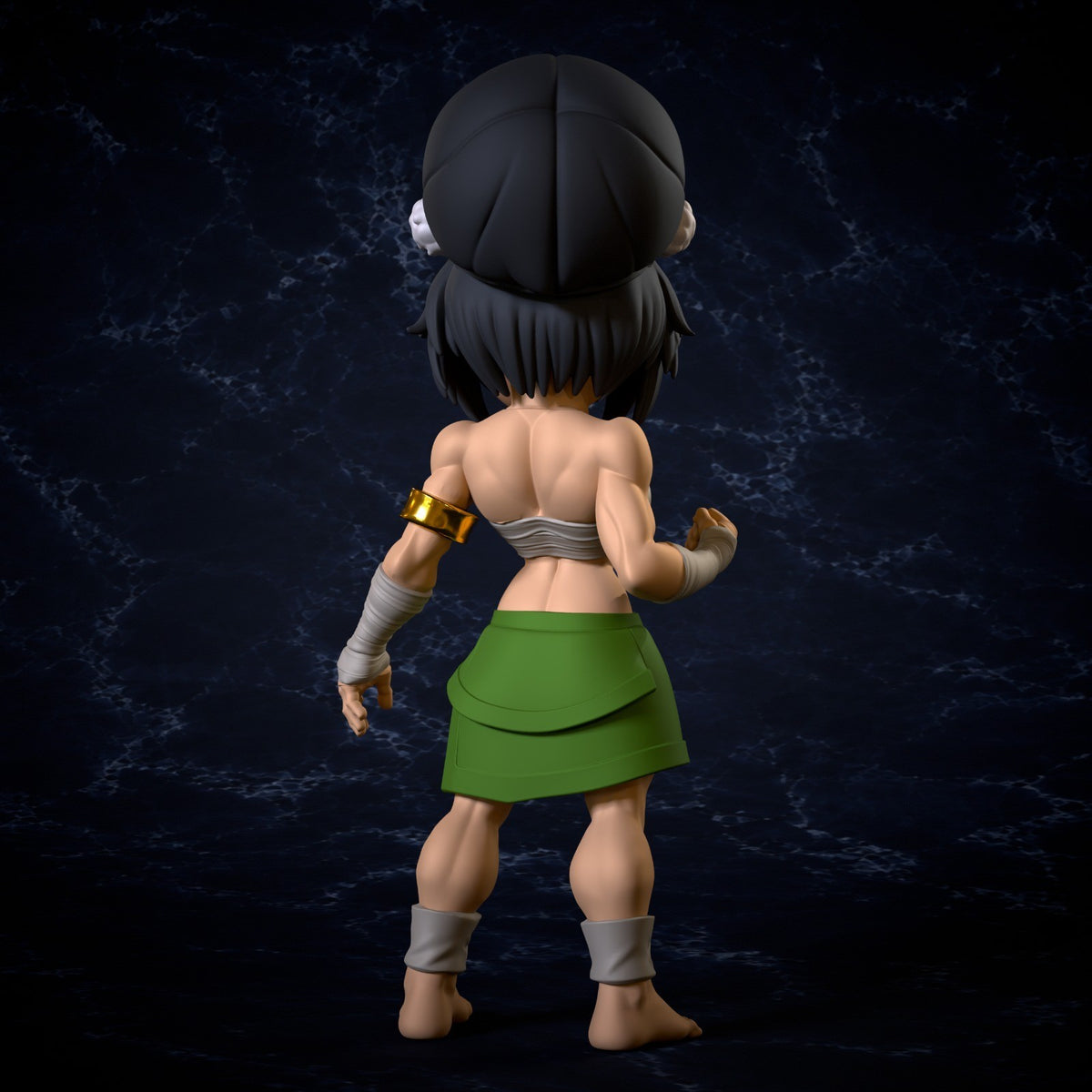 Toph Avatar Last Airbender Fan Art Figure Full Colour 3D Printed Statue