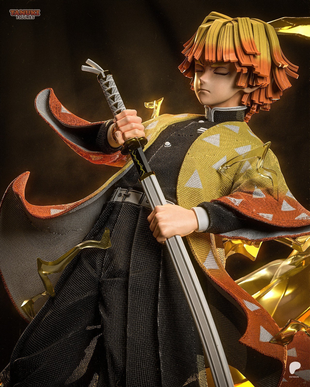 Zenitsu (Demon Slayer) 3D Printed Garage Kit Figure