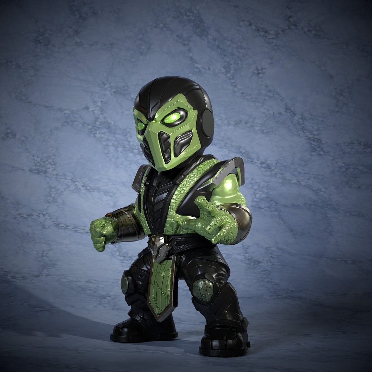 Reptile Mortal Kombat Fan Art Figure Full Colour 3D Printed Statue