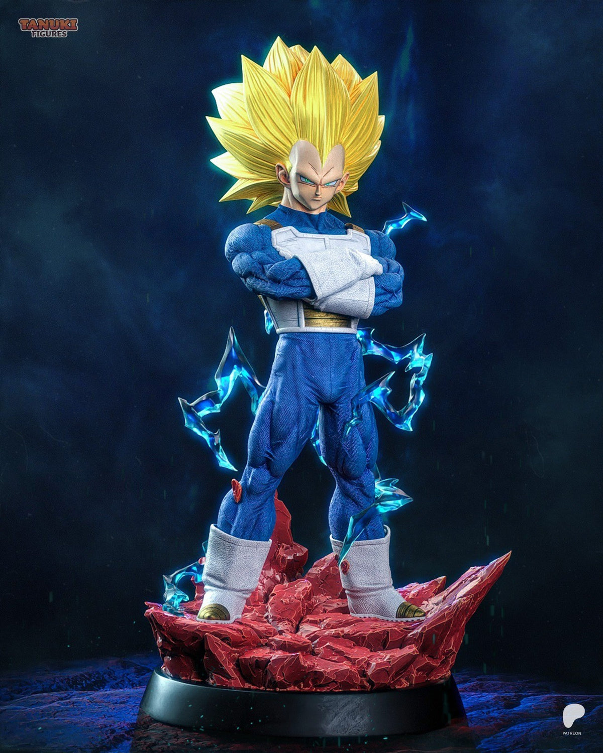 Vegeta SSJ3 (Dragon Ball) 3D Printed Garage Kit Figure