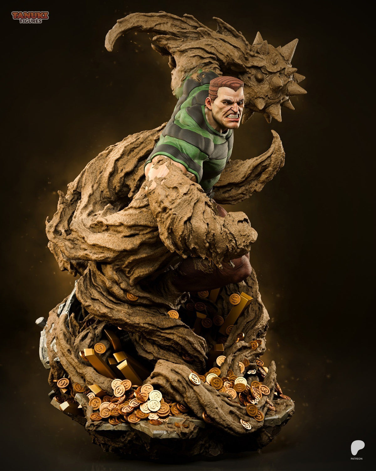 Sandman (Spider-Man) 3D Printed Garage Kit Figure