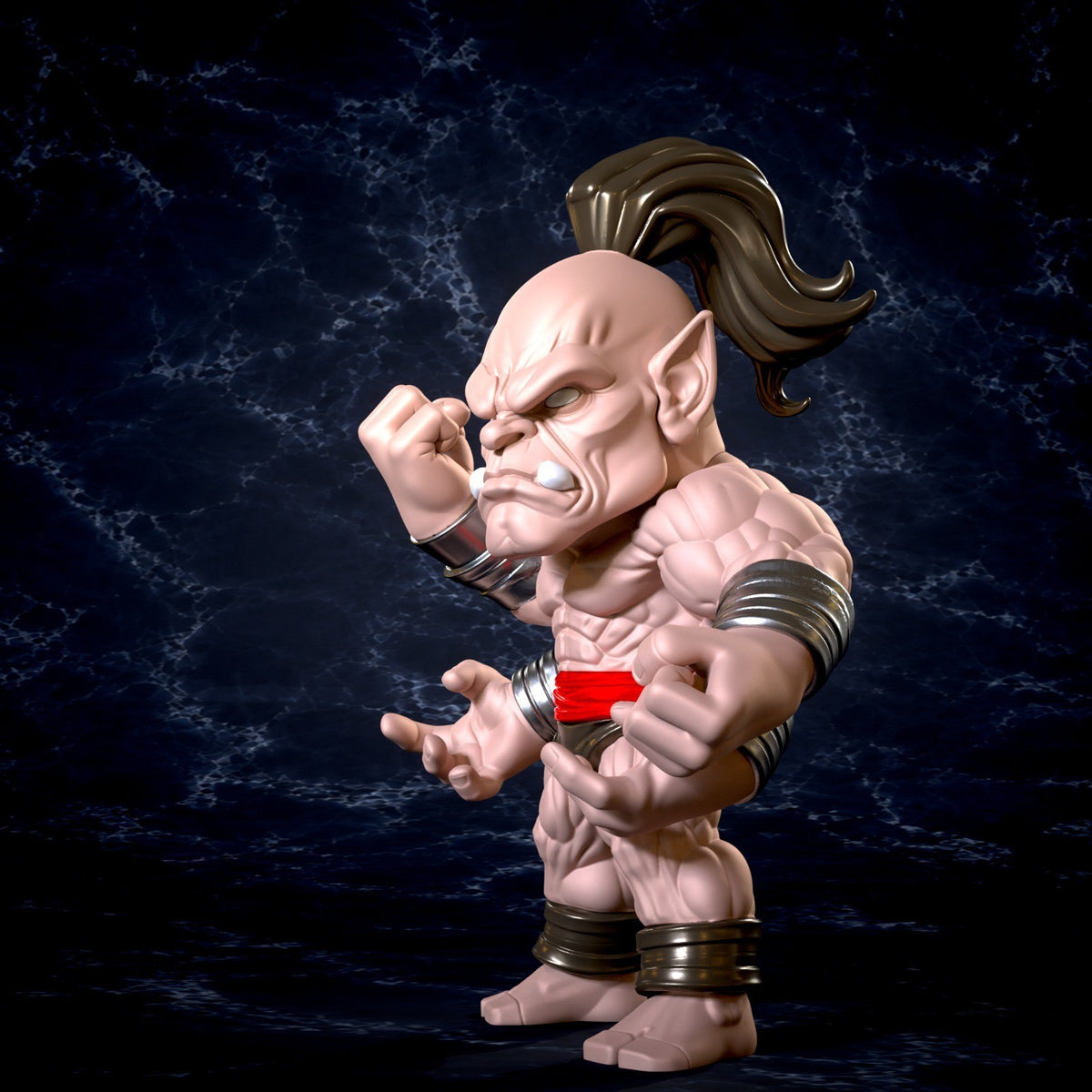 Goro Mortal Kombat Fan Art Figure Full Colour 3D Printed Statue
