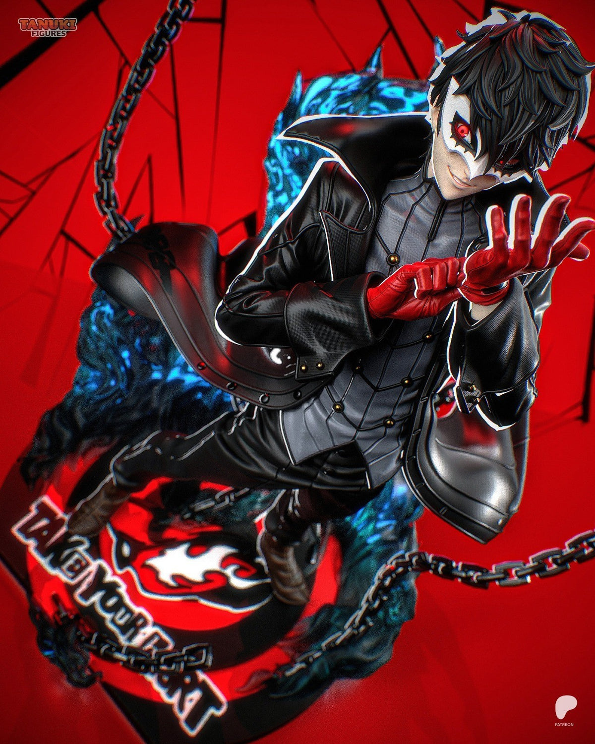 Joker (Persona 5) 3D Printed Garage Kit Figure
