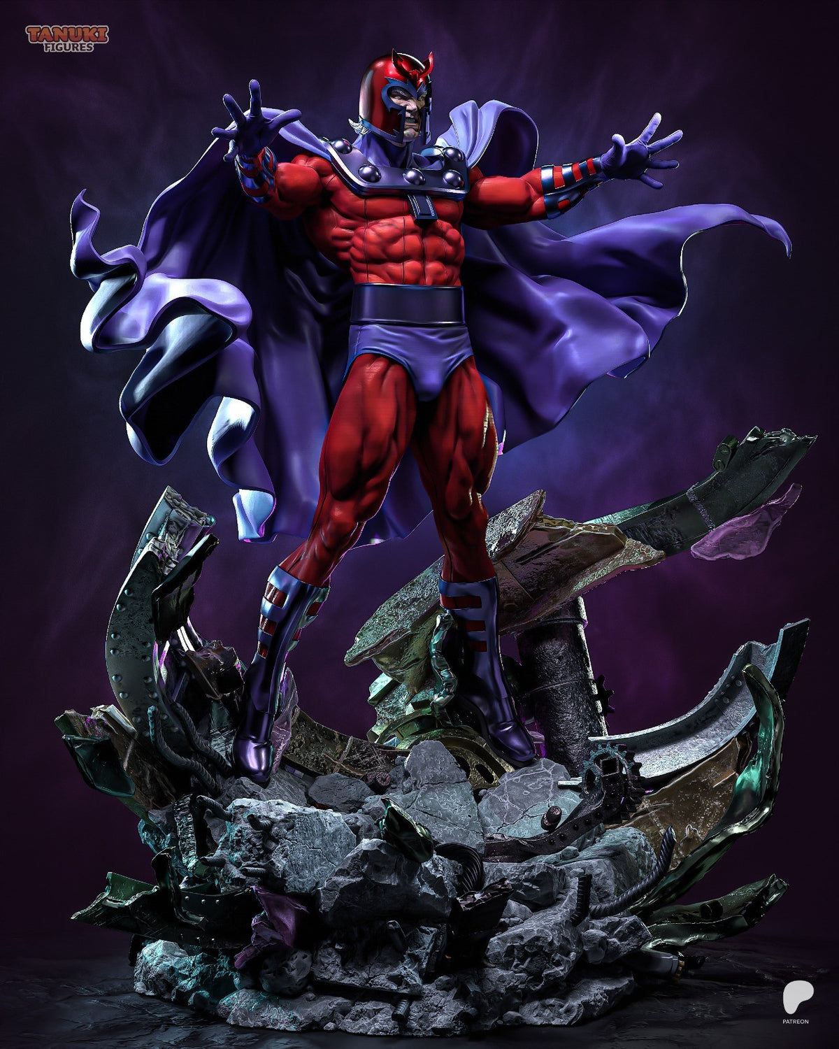 Magneto (X-Men) 3D Printed Garage Kit Figure