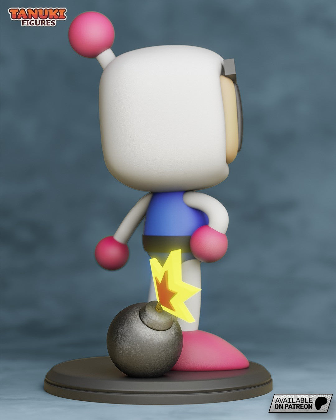Bomberman Toon 3D Printed Garage Kit Figure