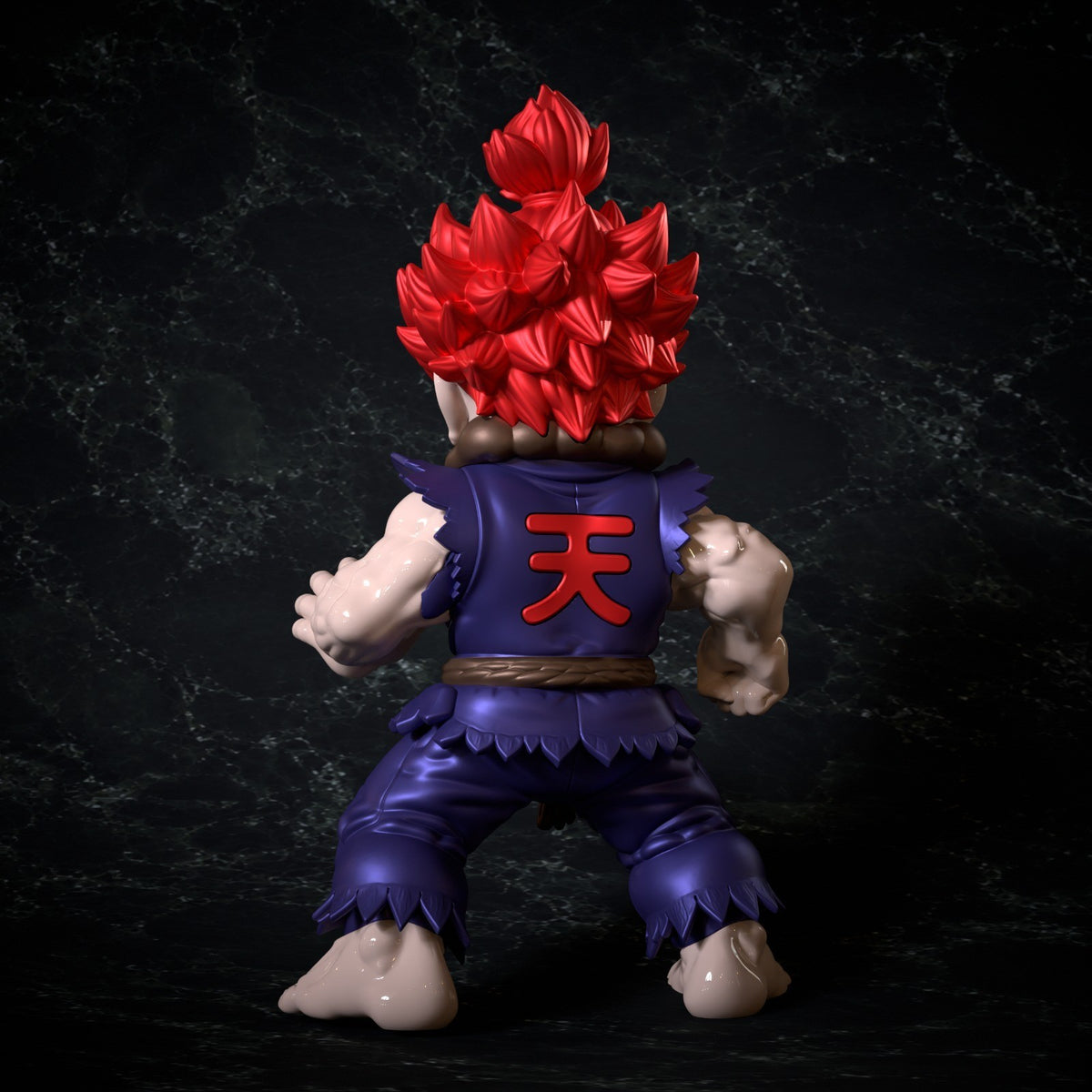 Akuma Street Fighter Fan Art Figure Full Colour 3D Printed Statue
