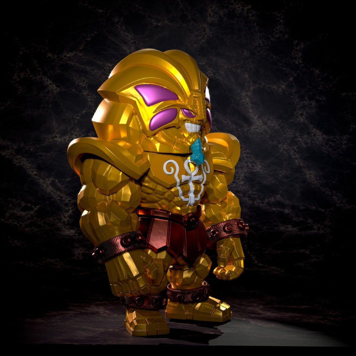 Exodia Yu-Gi-Oh Fan Art Figure Full Colour 3D Printed Statue