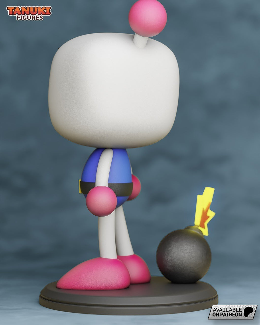 Bomberman Toon 3D Printed Garage Kit Figure