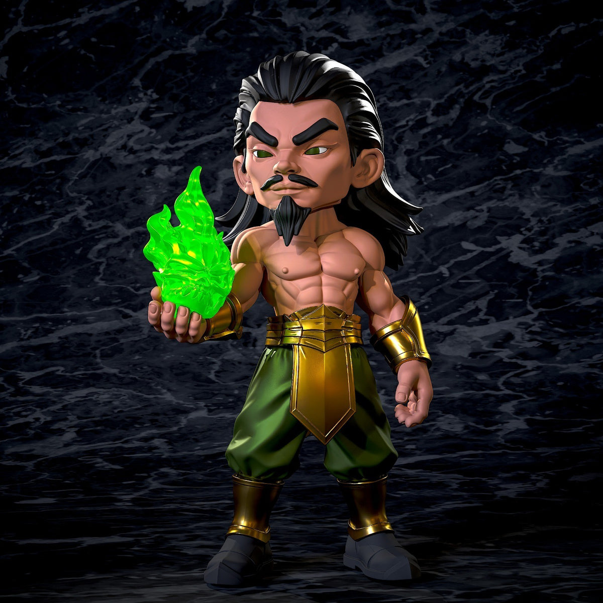 Shang Tsung Mortal Kombat Fan Art Figure Full Colour 3D Printed Statue