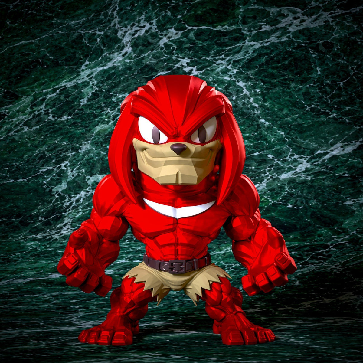 Knuckles x Red Hulk Sonic Fan Art Figure Full Colour 3D Printed Statue