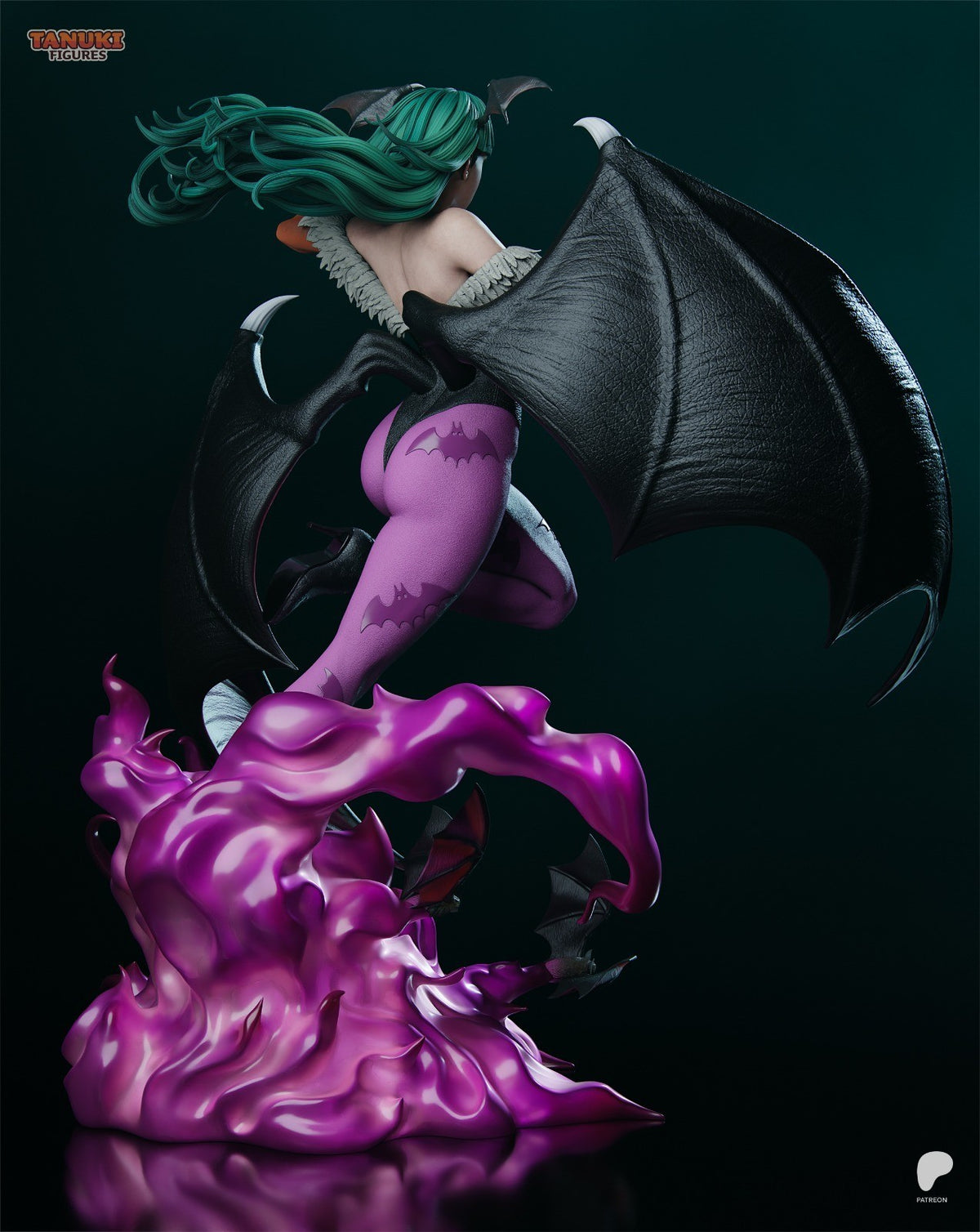 Morrigan (Darkstalkers) 3D Printed Garage Kit Figure