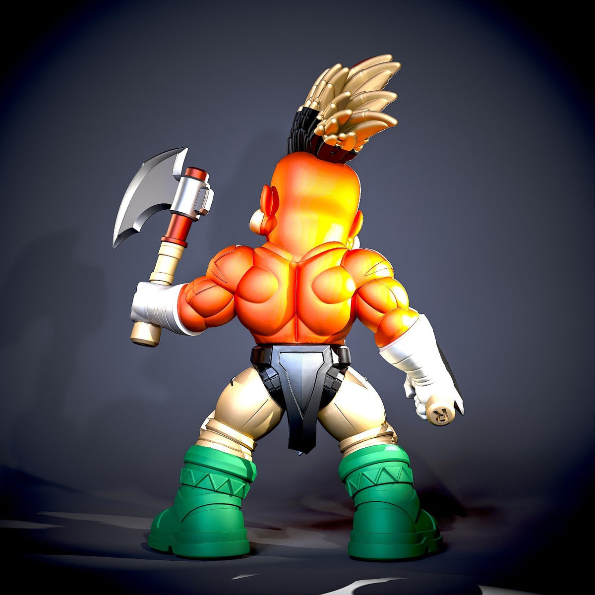 Chief Thunder Killer Instinct Fan Art Figure Full Colour 3D Printed Statue