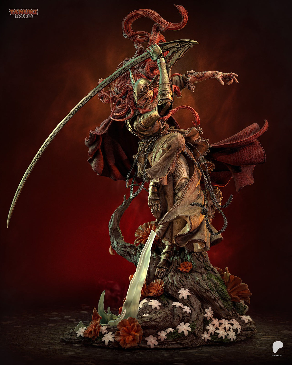 Malenia (Elden Ring) 3D Printed Garage Kit Figure