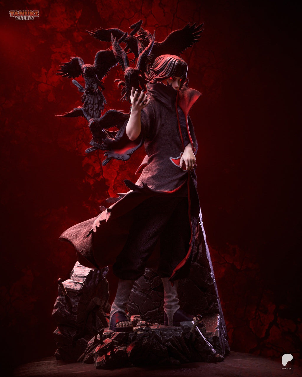 Itachi (Naruto) 3D Printed Garage Kit Figure