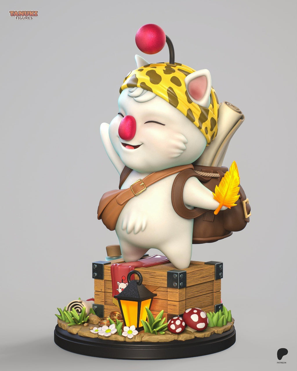 Moogle (Final Fantasy) 3D Printed Garage Kit Figure