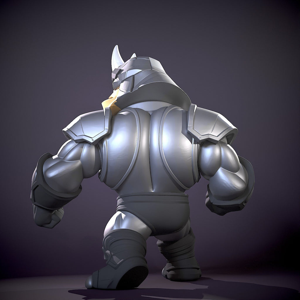 Rhino Marvel Fan Art Figure Full Colour 3D Printed Statue