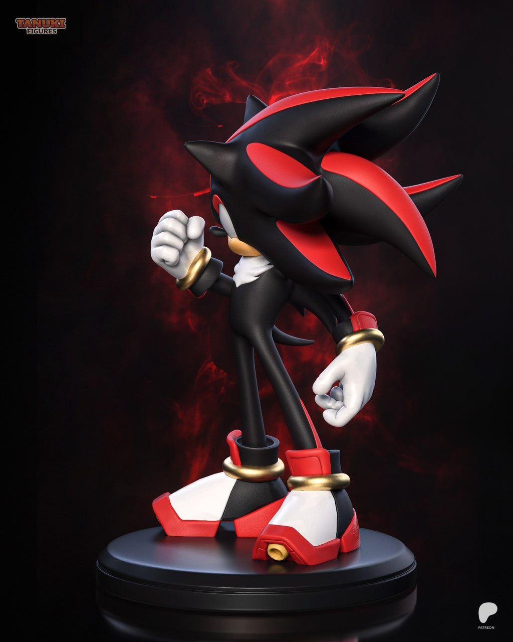 Shadow Toon (Sonic) 3D Printed Garage Kit Figure
