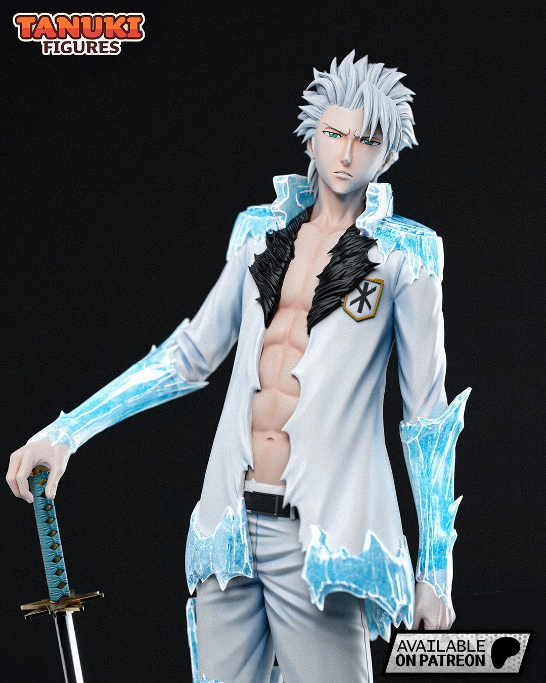 Toushirou Hitsugaya (Bleach) 3D Printed Garage Kit Figure