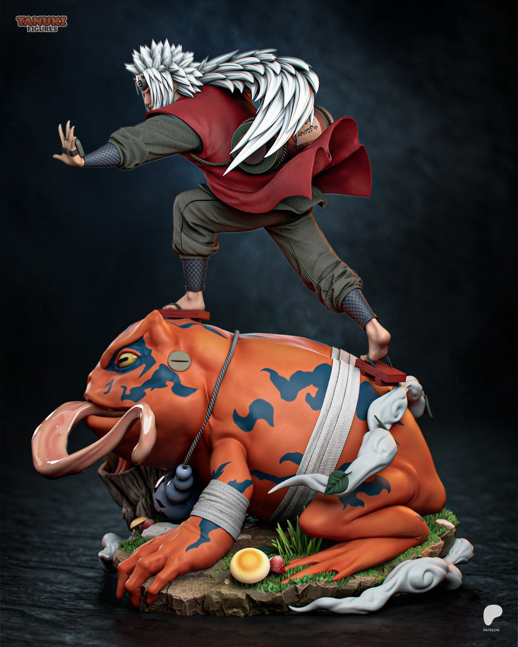 Jiraiya (Naruto) 3D Printed Garage Kit Figure