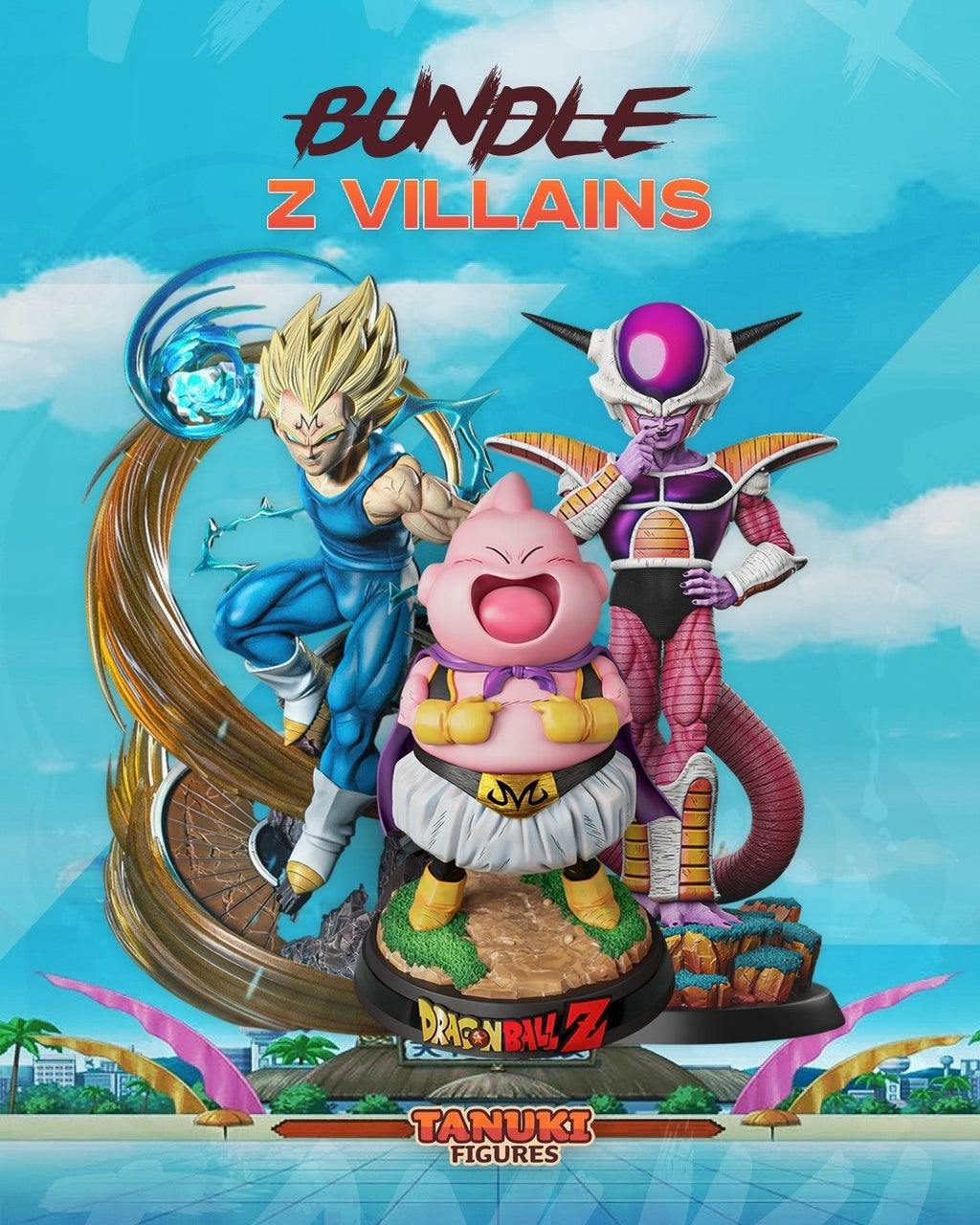 Dragon Ball Z Villains Bundle 3D Printed Garage Kit Figure