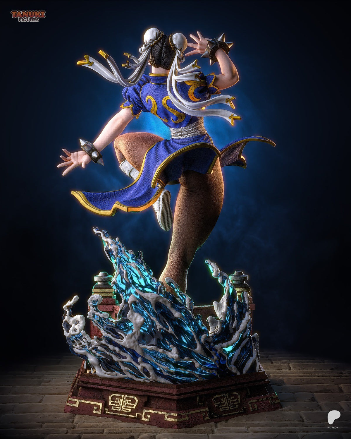 Chun-Li (Street Fighter) 3D Printed Garage Kit Figure