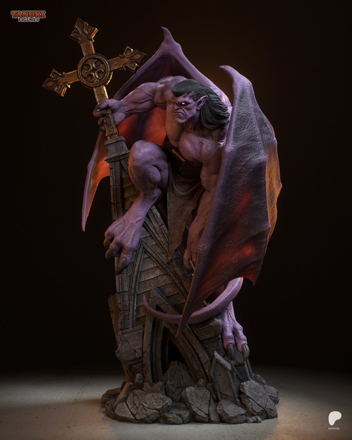 Goliath (Gargoyles) 3D Printed Garage Kit Figure
